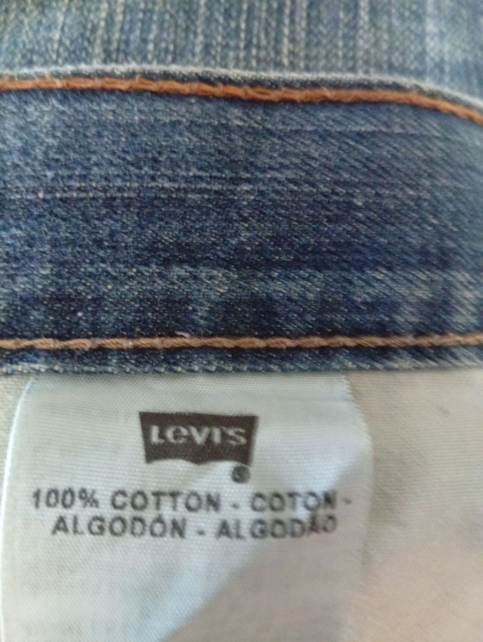 Rechte pasvorm Levi's 💯 katoen lichte slijtage onderaan – photo 7